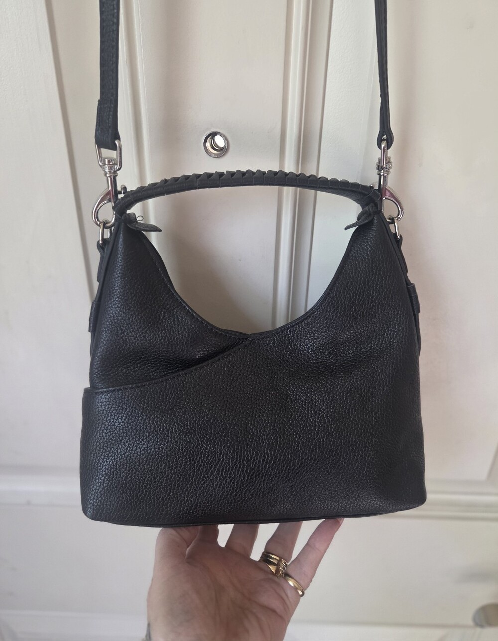 Amiee Kestenberg• "NWT" STARDUST MINI HOBO/CB BAG🖤🩶🖤